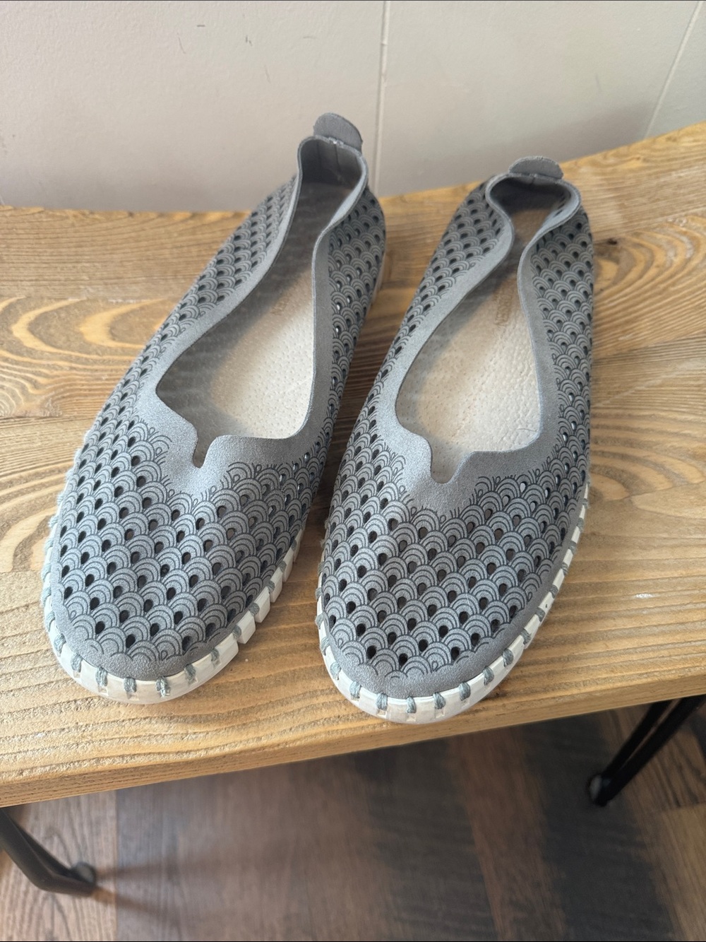 Ilse Jacobsen Cutout Ballet Flats Size 39 US size 9